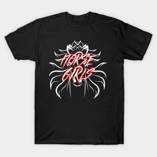 Metal Horse Girls - White Design T-Shirt